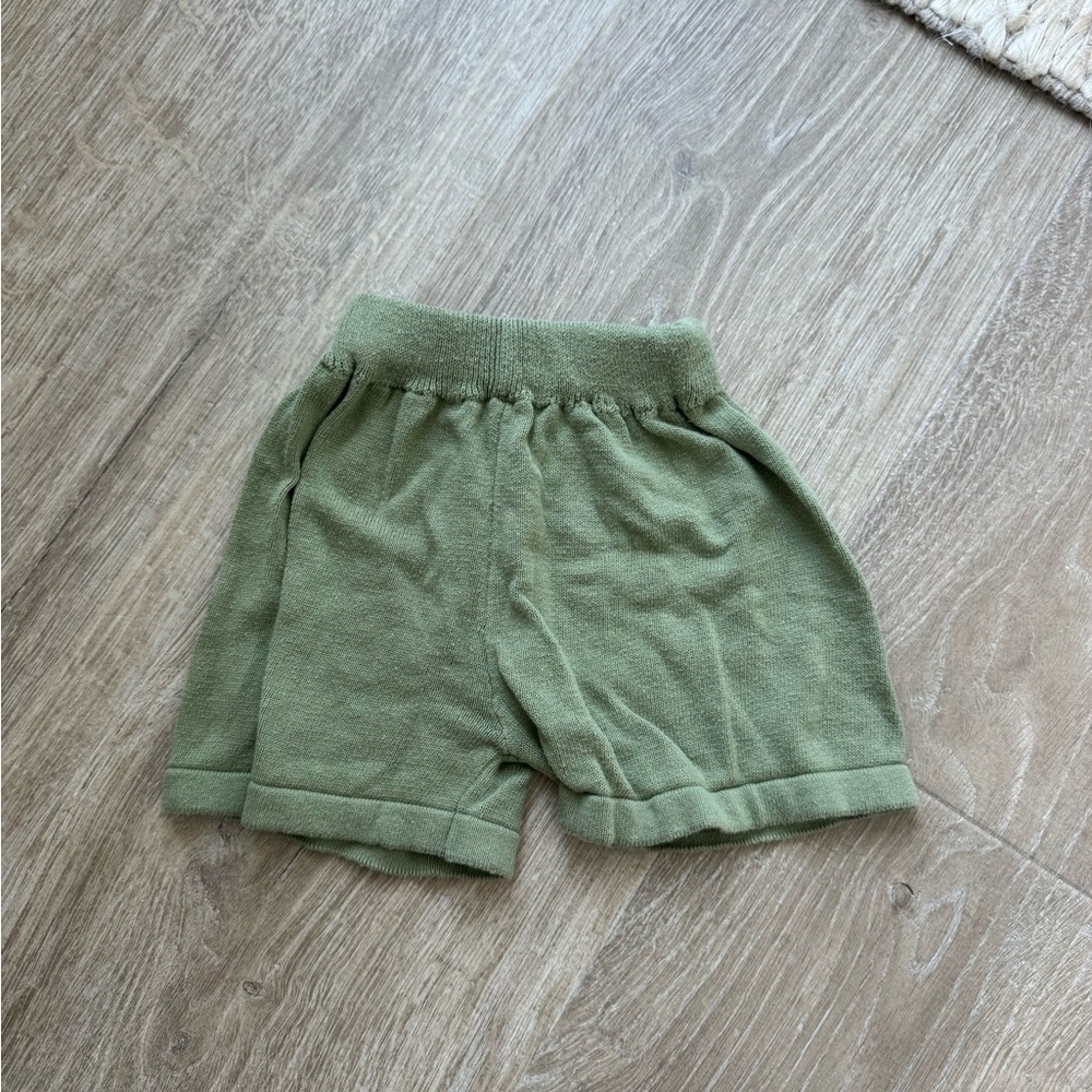 Green Baby Shorts